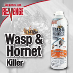 A can of Revenge insecticide spray.