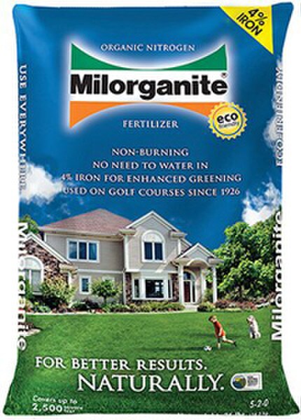 32 lb bag of Milorganite fertilizer