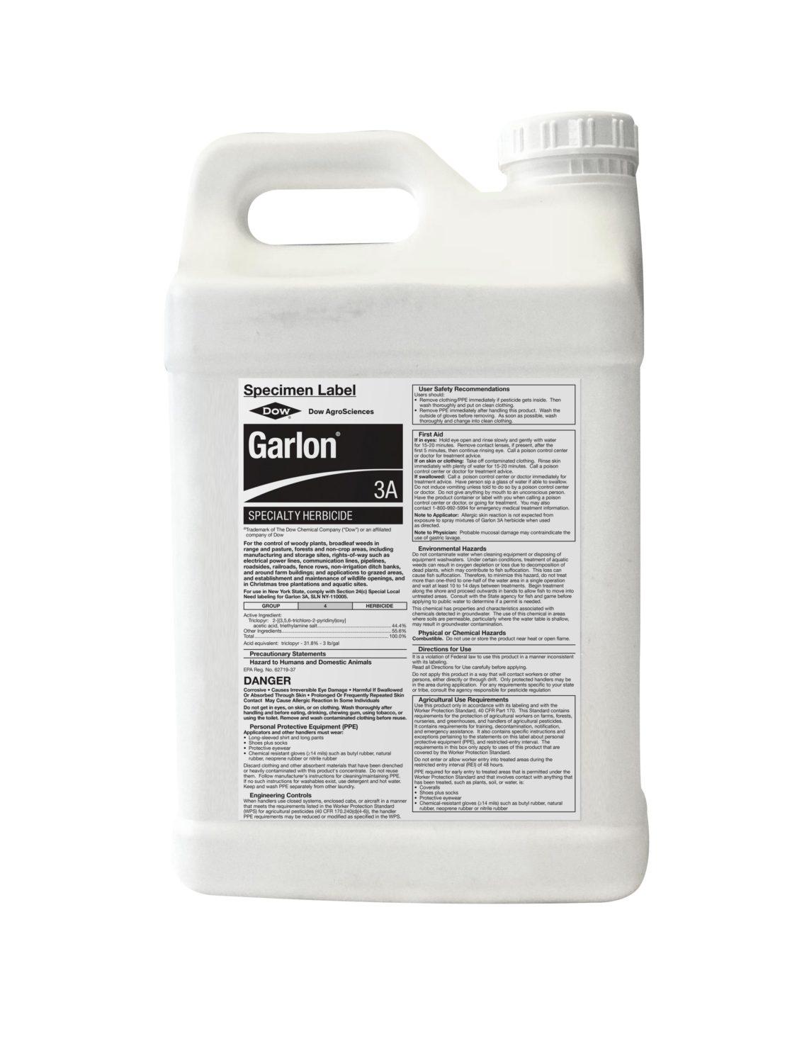 Garlon 3A Triclopyr Herbicide 2.5 Gallon
