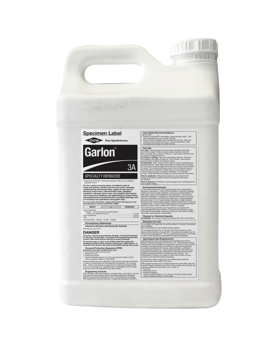 Garlon 3A Triclopyr Herbicide 2.5 Gallon