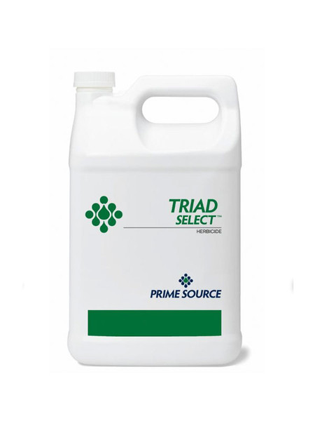 A jug of triad select herbicide