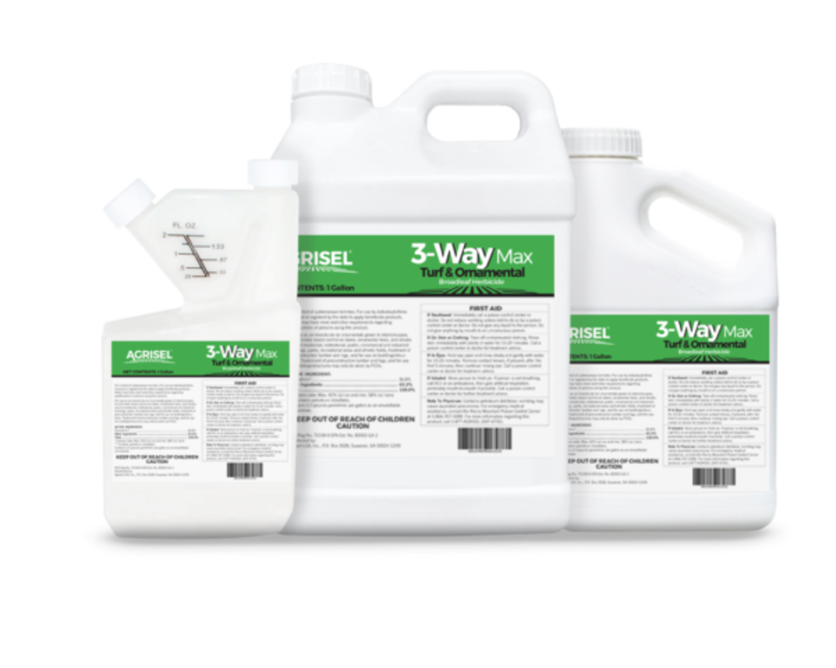 Jug of 3 way max herbicide